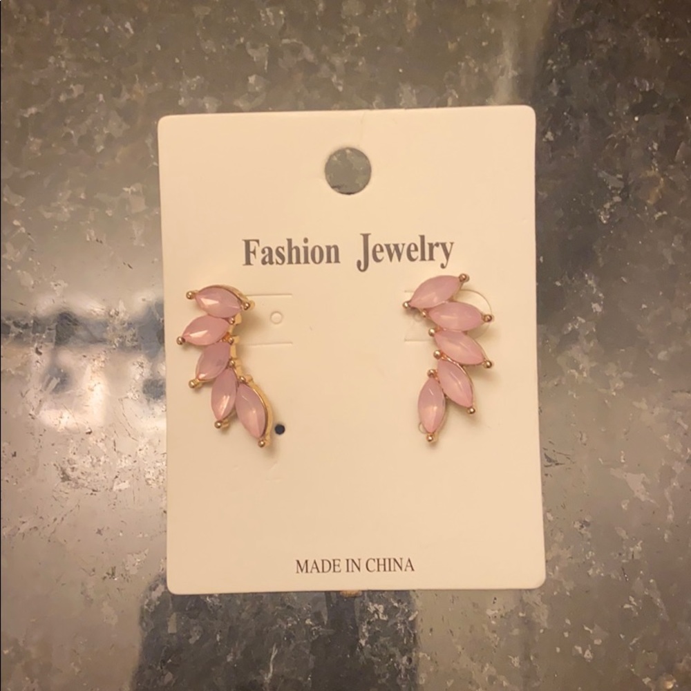 Pink earrings
